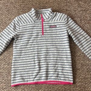 girls vineyard vines striped shep shirt / size 14 (L)